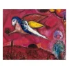 Affiches Et Reproductions<Boutiques de musées Reproduction Marc Chagall - Cantique des cantiques IV, 1958 - 24x30cm