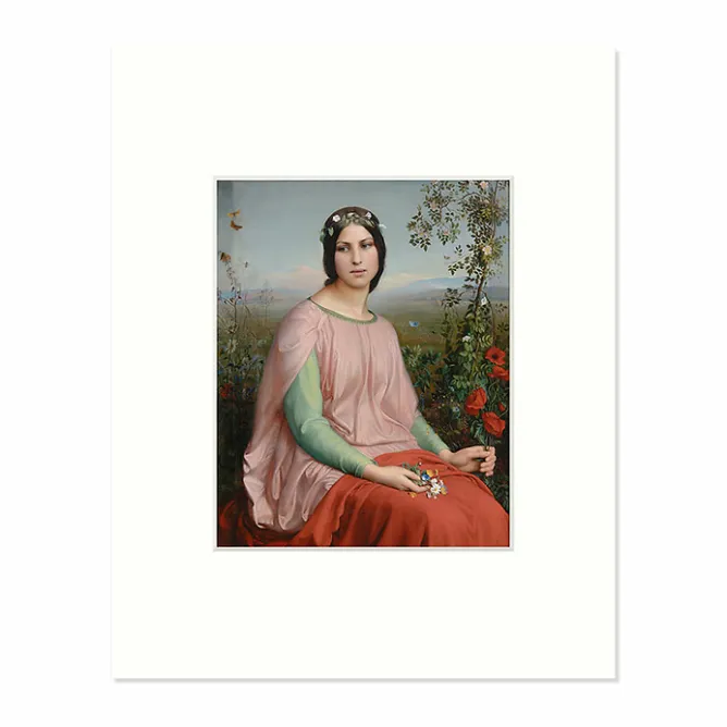 Boutiques de musées Reproduction sous Marie-Louise Louis Janmot - Fleur des champs, 1845 Hot
