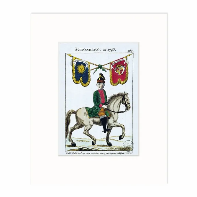 Affiches Et Reproductions<Boutiques de musées Reproduction sous Marie-Louise - Uniforme Schonberg, 1743