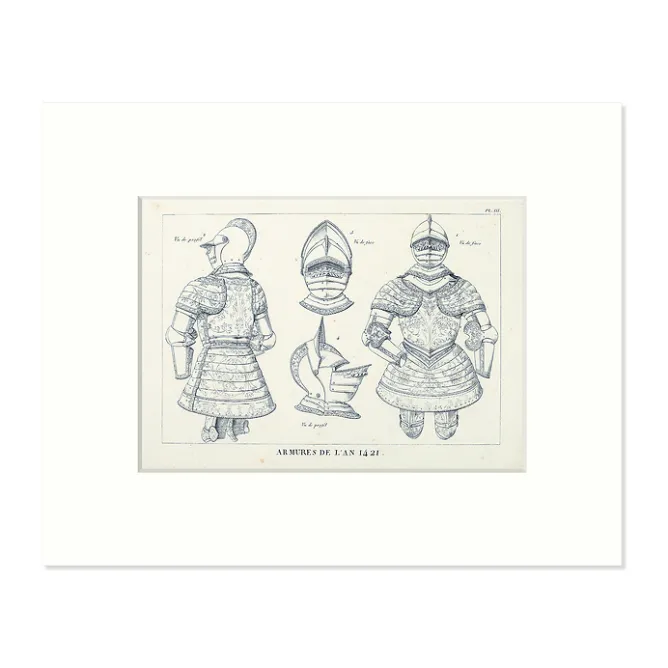 Affiches Et Reproductions<Boutiques de musées Reproduction sous Marie-Louise - Armure de combat à pied dite atonne, 1550