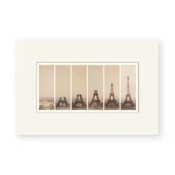 Boutiques de musées Reproduction sous Marie-Louise Théophile Féau - La Tour Eiffel en construction, 1887-1889 Clearance