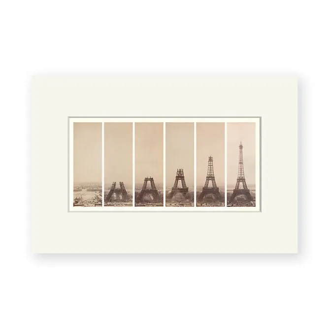 Boutiques de musées Reproduction sous Marie-Louise Théophile Féau - La Tour Eiffel en construction, 1887-1889 Clearance