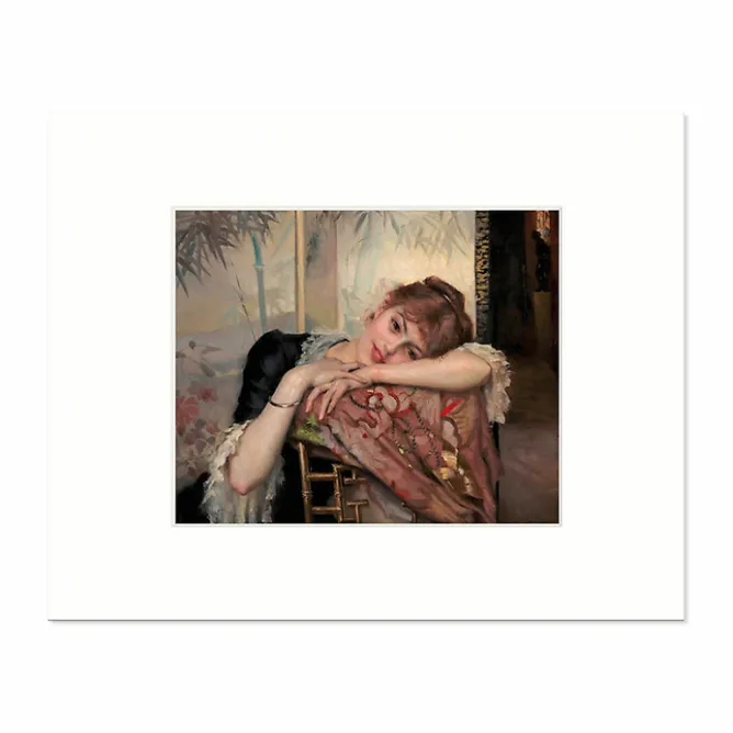 Boutiques de musées Reproduction sous Marie-Louise Albert Edelfelt - Virginie, 1883 Outlet