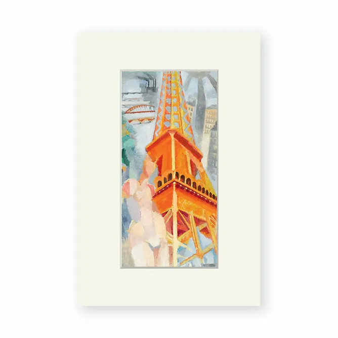 Affiches Et Reproductions<Boutiques de musées Reproduction sous Marie-Louise Robert Delaunay - La Ville de Paris. La femme et la tour, 1925