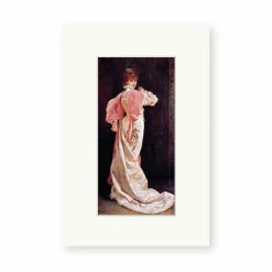 Affiches Et Reproductions<Boutiques de musées Reproduction sous Marie-Louise Georges Clairin - Portrait en pied de Sarah Bernhardt, 1879