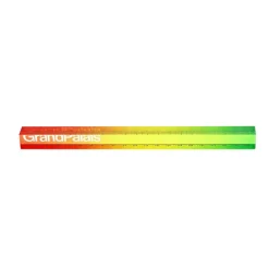 Boutiques de musées Règle cubique 20CM Orange/vert Logo Grand Palais New