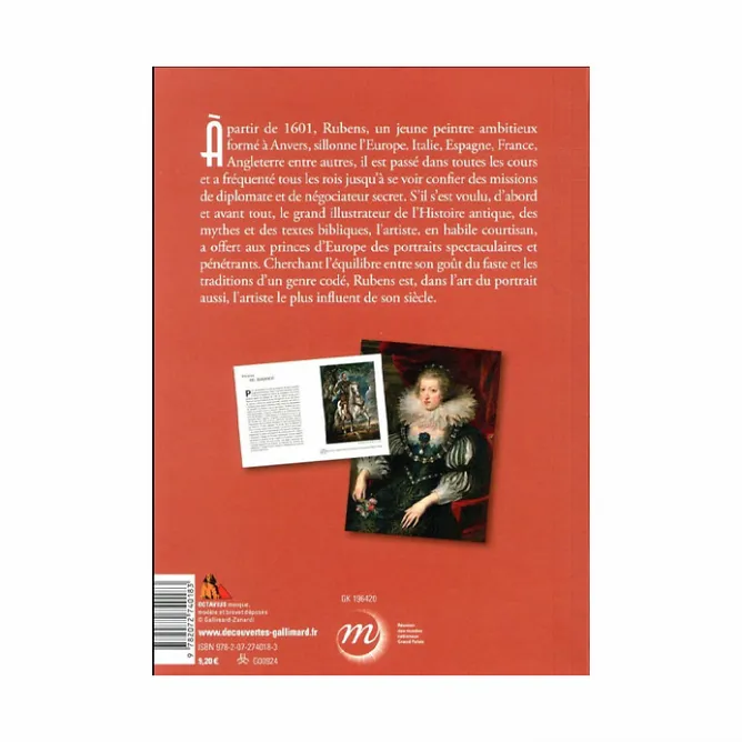 Livres D'Art<Boutiques de musées Rubens. Portraits princiers - Découvertes Gallimard Hors-série