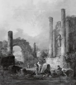 Boutiques de musées Ruines d'un temple (panneaux aluminium) Sale