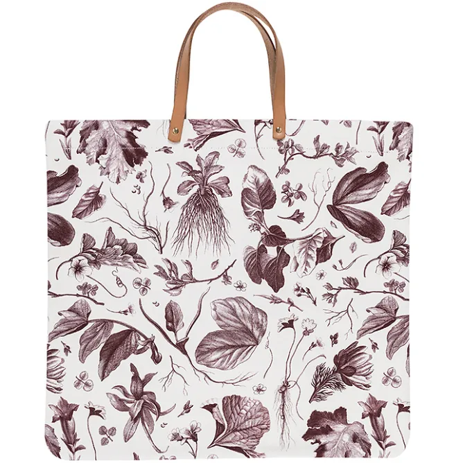 Sacs, Tote Bags<Boutiques de musées Sac cabas rouge Herbier du roi - Maison Baluchon