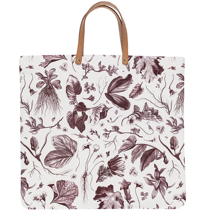 Sacs, Tote Bags<Boutiques de musées Sac cabas rouge Herbier du roi - Maison Baluchon