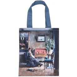 Sacs, Tote Bags<Boutiques de musées Sac Harriet Backer - Intérieur bleu