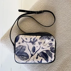 Boutiques de musées Sac à main bleu Herbier du roi - Maison Baluchon New