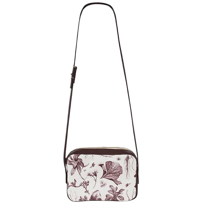 Sacs, Tote Bags<Boutiques de musées Sac à main rouge Herbier du Roi - Maison Baluchon