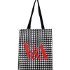 Sacs, Tote Bags<Boutiques de musées Sac Pied-de-poule blanc - V&A
