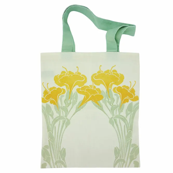 Boutiques de musées Sac tote bag Émile Bernaux - Décor floral Art nouveau Discount