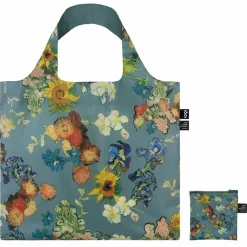 Boutiques de musées Sac Vincent van Gogh - Bouquet de fleurs - Bleu - Loqi
