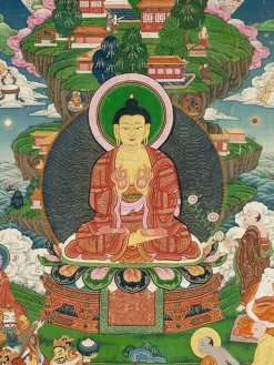Boutiques de musées Scène de la vie de Buddha : le grand miracle de Svaravati (panneaux aluminium) Clearance