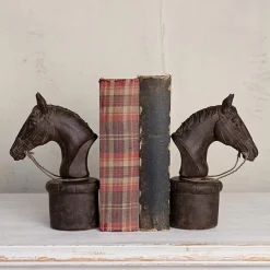Art De La Maison<Boutiques de musées Serre-livres en résine Tête de cheval