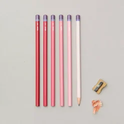 Écriture<Boutiques de musées Set de 6 crayons à papier Dégradé rose