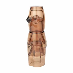Art De La Table<Boutiques de musées Set de 4 verres empilables Corps - Brun - Doiy