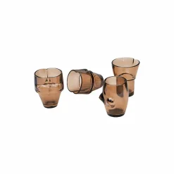 Art De La Table<Boutiques de musées Set de 4 verres empilables Corps - Brun - Doiy