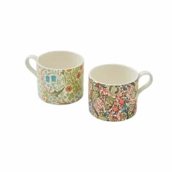 Boutiques de musées Set 2 Tasses en porcelaine Prunier et Lys d'or - Morris & Co. New