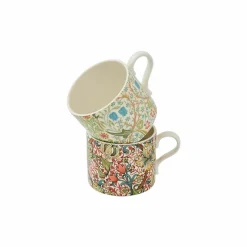 Boutiques de musées Set 2 Tasses en porcelaine Prunier et Lys d'or - Morris & Co. New