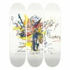 Boutiques de musées Skateboards Triptyque Jean-Michel Basquiat - Exu, 1988 - The Skateroom Online