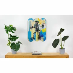 Boutiques de musées Skateboards Triptyque Jean-Michel Basquiat - Warrior, 1982 - The Skateroom Discount