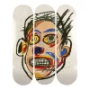 Boutiques de musées Skateboards Triptyque Jean-Michel Basquiat - Untitled (Face), 1982 - The Skateroom Sale