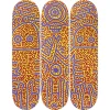 Boutiques de musées Skateboards triptyque Keith Haring Untitled 1984 - The Skateroom Best