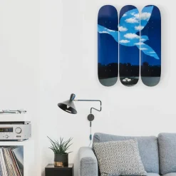 Design|Art De La Maison<Boutiques de musées Skateboards Triptyque René Magritte - Le retour - The Skateroom - Édition limitée