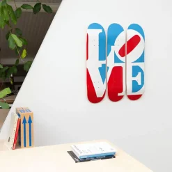 Boutiques de musées Skateboards Triptyque Robert Indiana - Great American Love - The Skateroom Discount