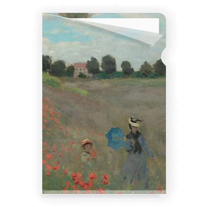 Boutiques de musées Sous-chemise A4 Claude Monet - Coquelicots, 1873 Discount