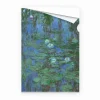 Boutiques de musées Sous-chemise A4 Claude Monet - Nymphéas bleus, entre 1916 et 1919 Clearance