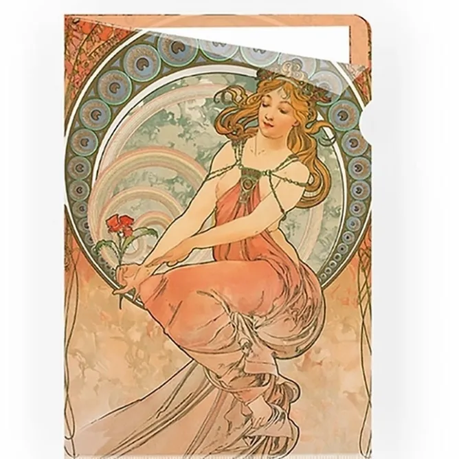 Boutiques de musées Sous-chemise Alphonse Mucha - La peinture - A4 Discount