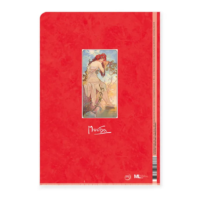Boutiques de musées Sous-chemise Alphonse Mucha - L'Été - A4 Discount