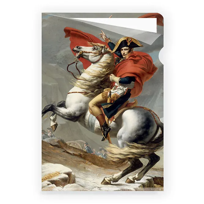 Boutiques de musées Sous-chemise Jacques-Louis David - Bonaparte franchissant le mont Saint-Bernard, 1802 - A4 Hot