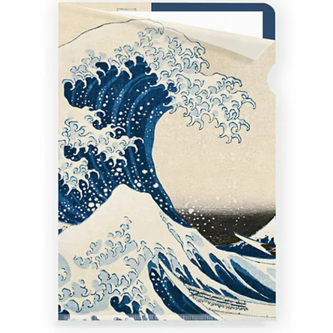Boutiques de musées Sous-chemise Katsushika Hokusai - La vague - A4 New