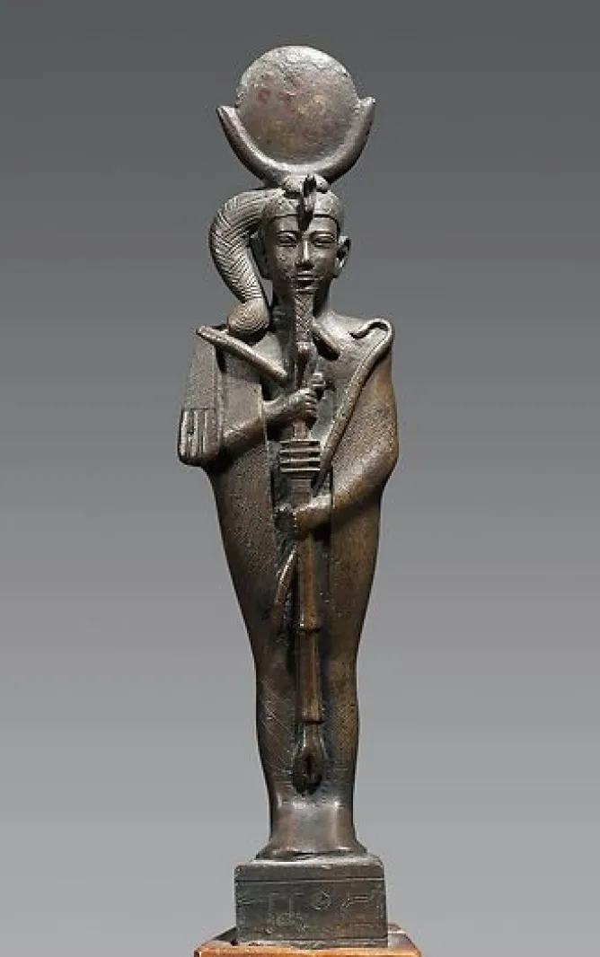 Panneaux Acryliques|Toiles Encadrées<Boutiques de musées Statuette du dieu-lune Khonsou momiforme (panneaux acryliques)
