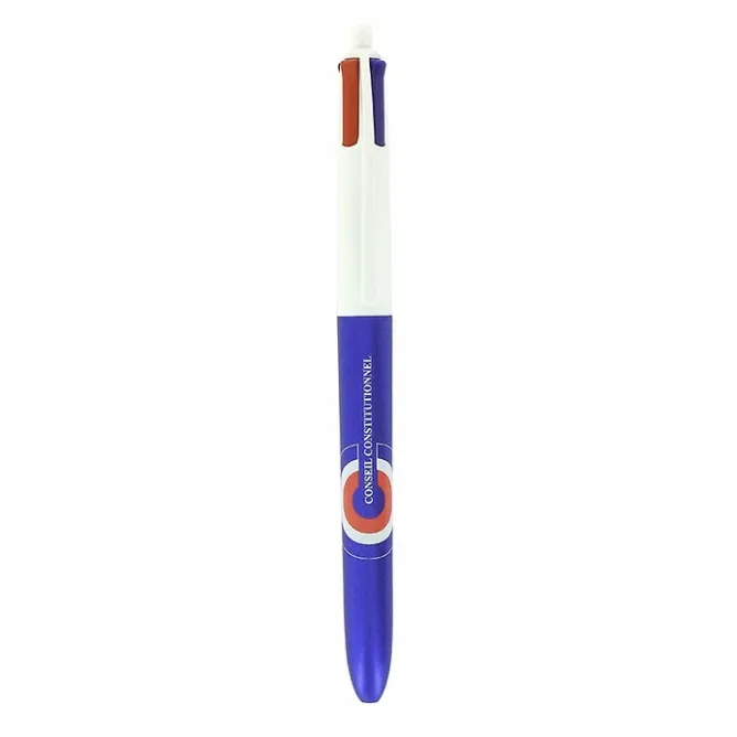 Écriture<Boutiques de musées Stylo 4 couleurs Bleu effet glacé - Conseil constitutionnel