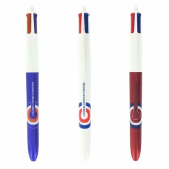 Boutiques de musées Stylo 4 couleurs Rouge effet glacé - Conseil constitutionnel Hot