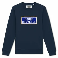T-Shirts Et Sweats<Boutiques de musées Sweat brodé Bonne Nouvelle - Marine