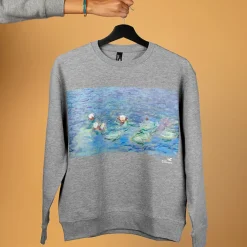 T-Shirts Et Sweats<Boutiques de musées Sweat Nymphéas Gris