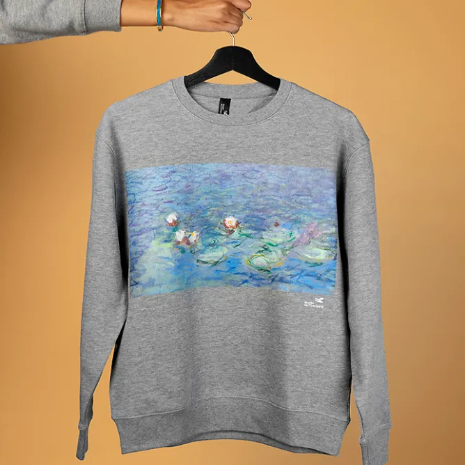 T-Shirts Et Sweats<Boutiques de musées Sweat Nymphéas Gris