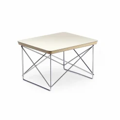 Boutiques de musées Table d'appoint LTR Eames - Contreplaqué blanc Outlet