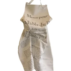 Boutiques de musées Tablier "Menu pour la table du Roy" New