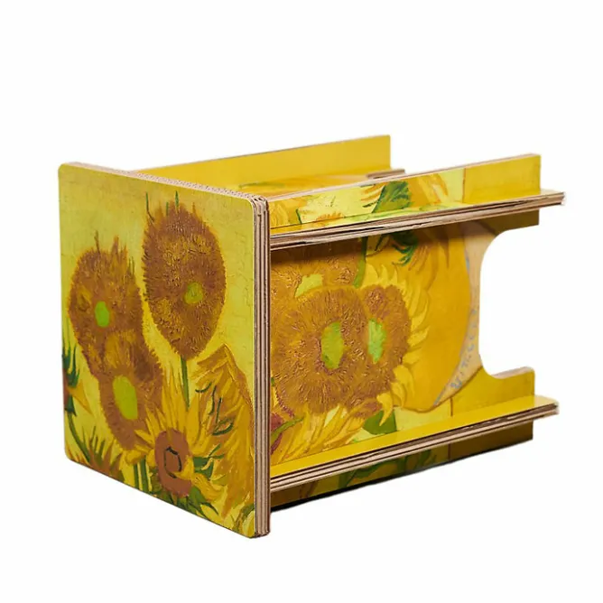 Art De La Maison<Boutiques de musées Tabouret pliable en carton Vincent van Gogh - Tournesols - Unfold x Van Gogh Museum Amsterdam®
