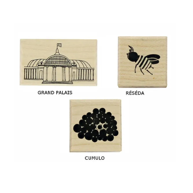 Papeterie Jeunesse<Boutiques de musées Tampons en bois Cumulo & Réséda - Grand Palais