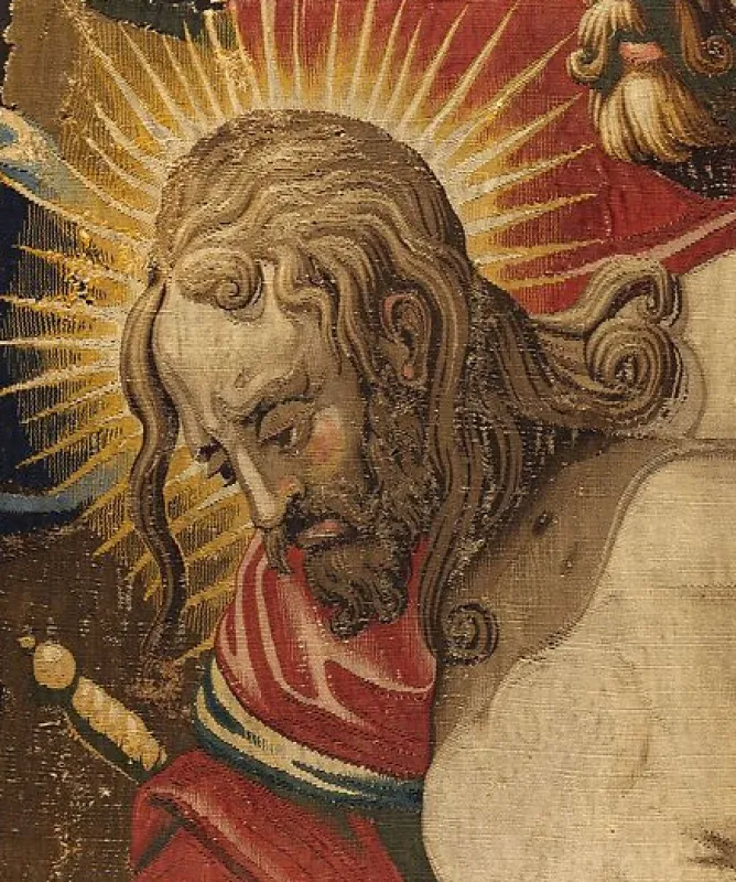 Boutiques de musées Tapisserie : tête de Christ de la tenture de Saint-Merry (panneaux aluminium)